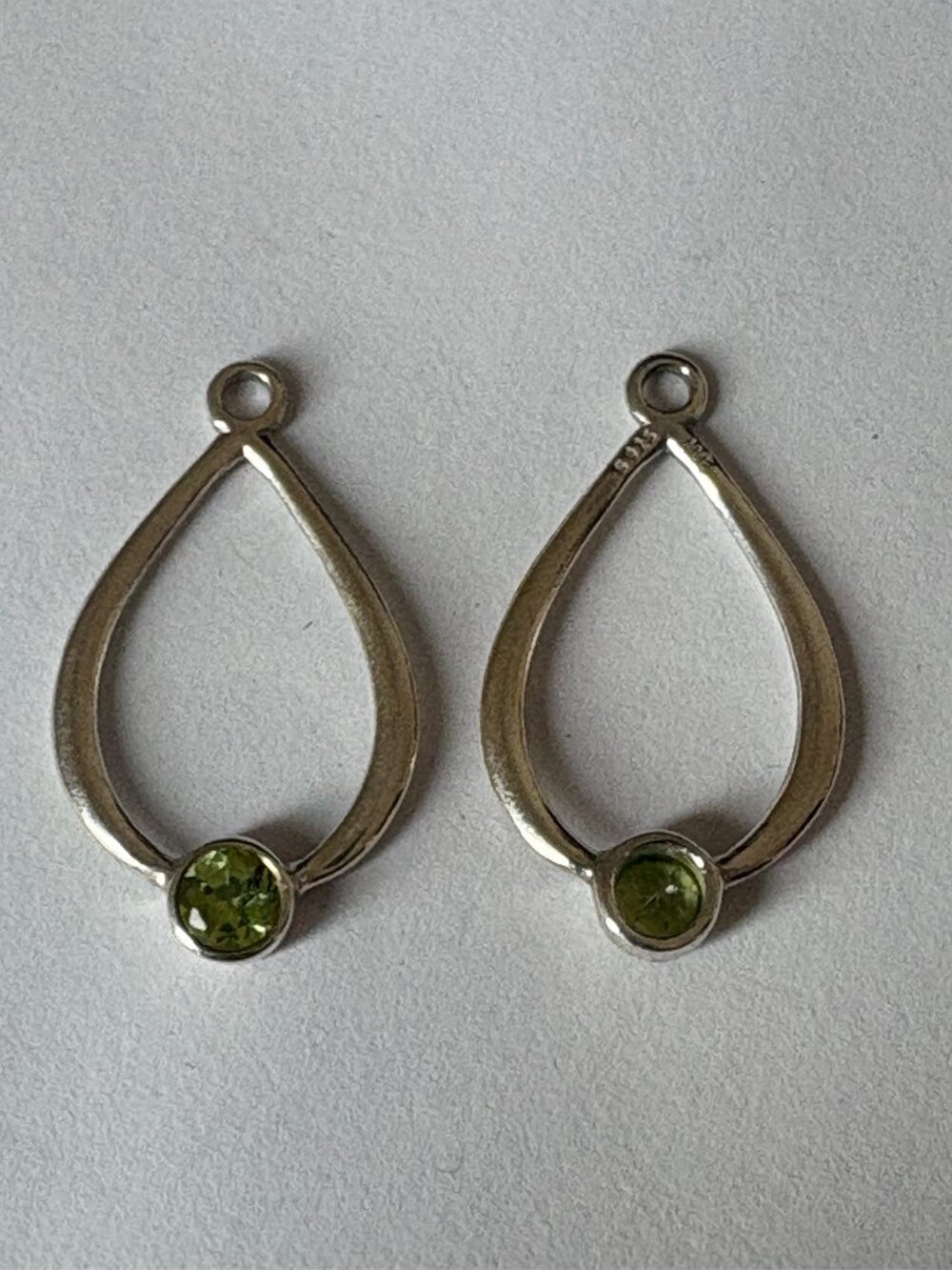 Pandora Peridot Earring Charms